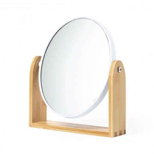 Round Bamboo Mirror